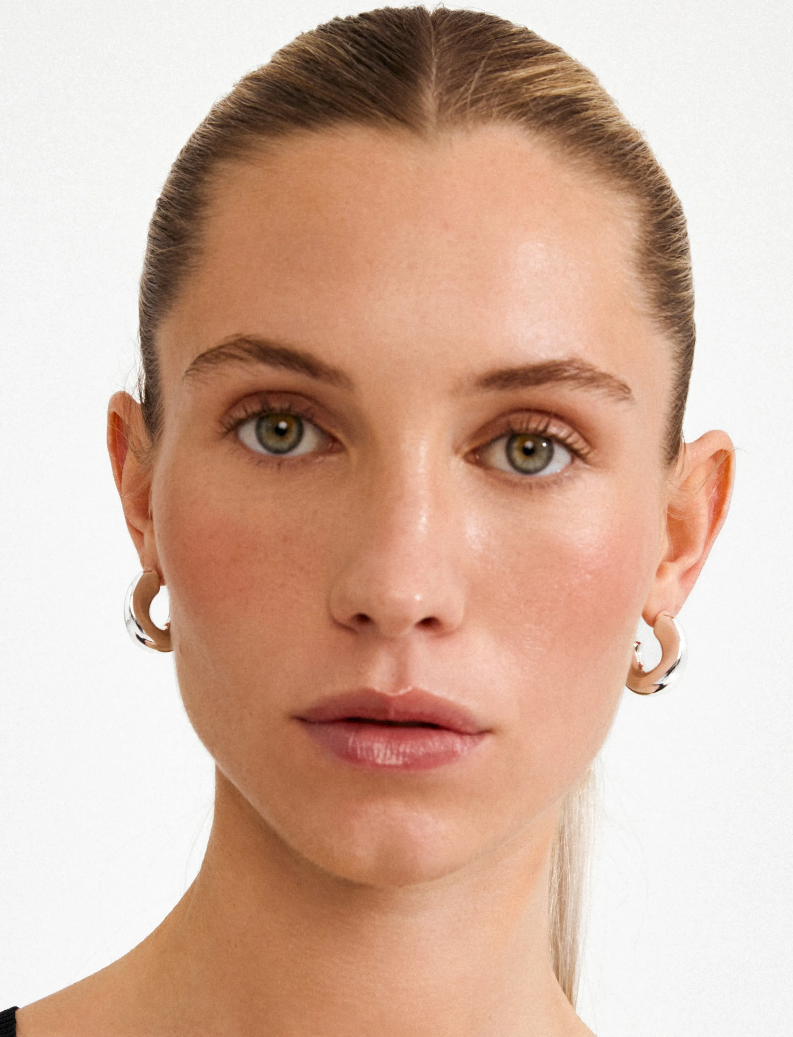 Pilgrim Jennings Hoop Earrings Silver-Plated, One Size, Earrings, Silber - Hoops, Frauen
