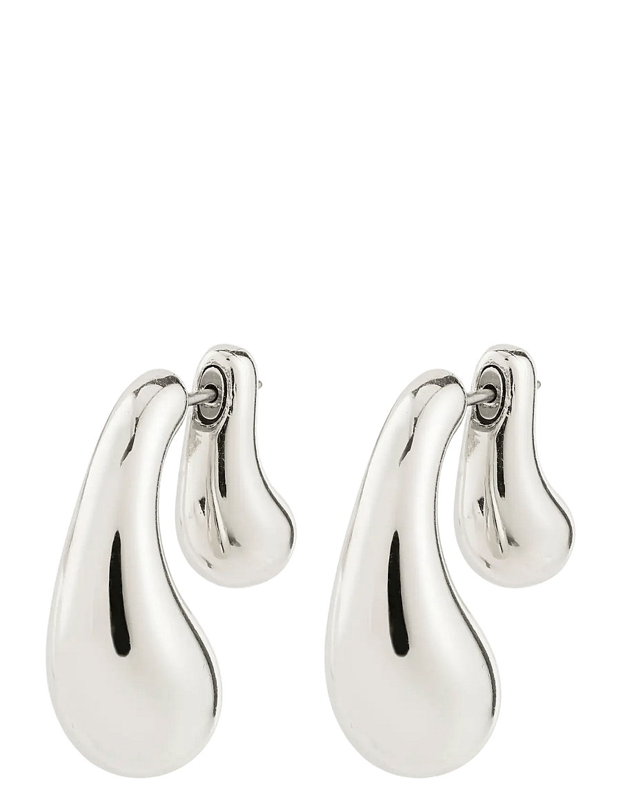 Pilgrim - JENNINGS earrings silver-plated - silmatorkavad kõrvarõngad - silver plated - 1