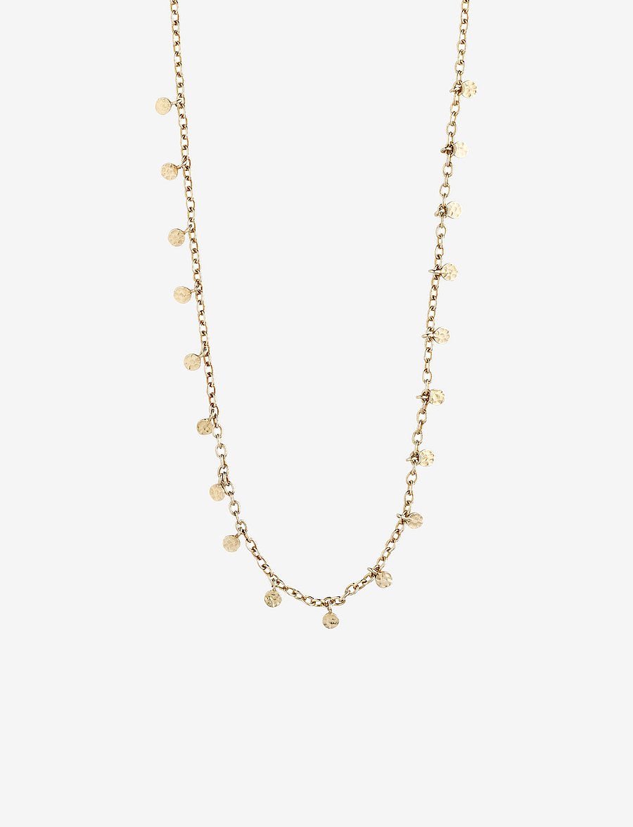 Pilgrim - PANNA recycled coin necklace - pendant necklaces - gold plated - 1