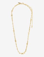 Pilgrim - HALLIE organic shaped crystal necklace gold-plated - naszyjniki łańcuszkowe - gold plated - 1