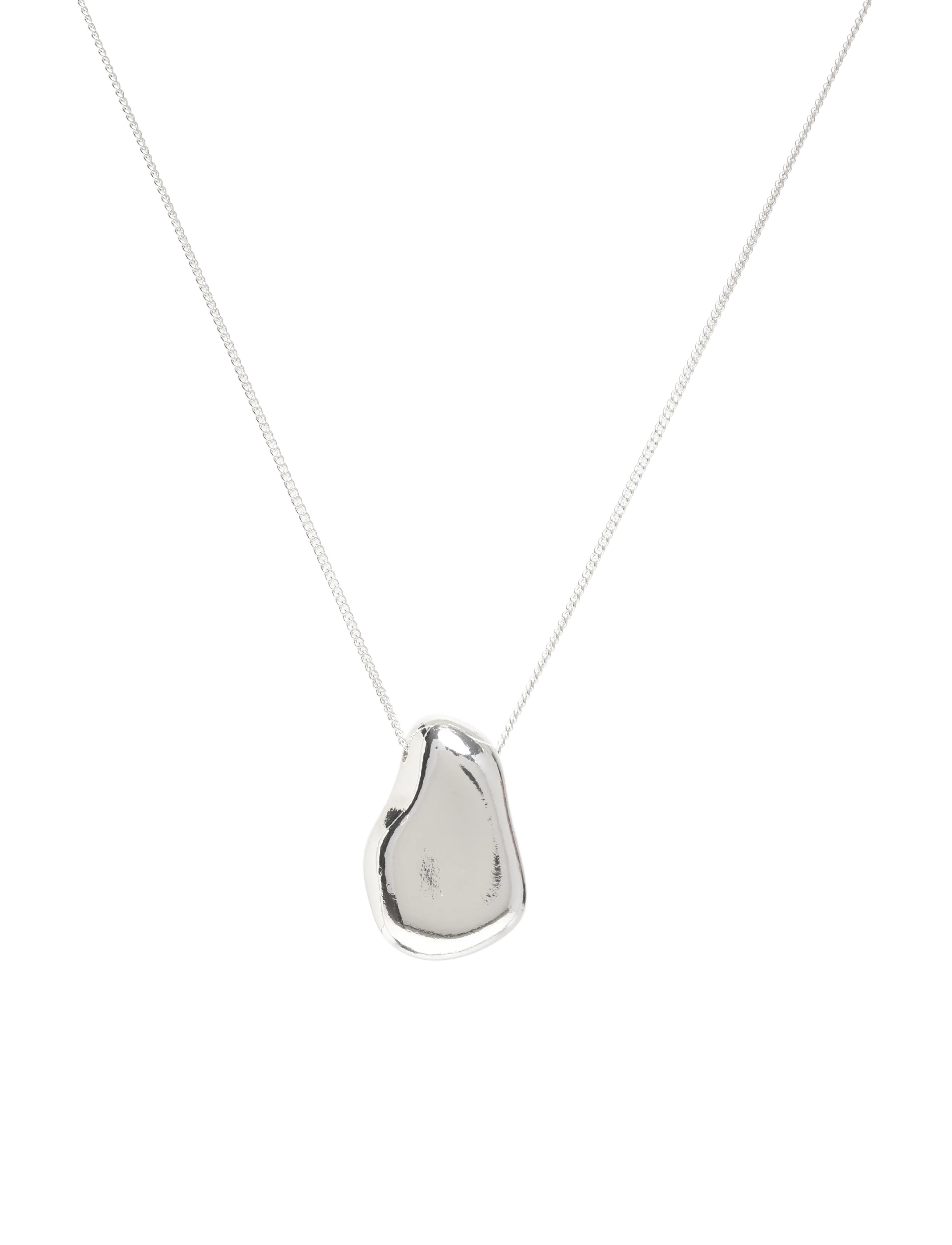 Pilgrim Chantal Pendant Necklace Silver-Plated, One Size, Silver, Halskæder > Smukke Halskæder, Dame