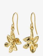 Pilgrim - RIKO recycled earrings - roikkuvat korvakorut - gold plated - 0
