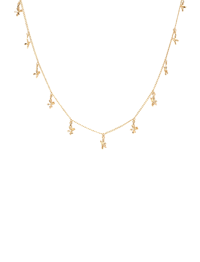 Riko Necklaces, 2-In-1 Set, Gold-Plated - HalskæDer Med VedhæNg