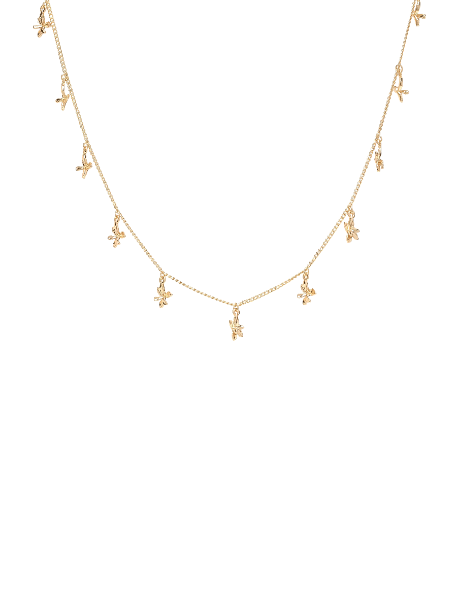Pilgrim - RIKO necklaces, 2-in-1 set, gold-plated - halskæder med vedhæng - gold plated - 0