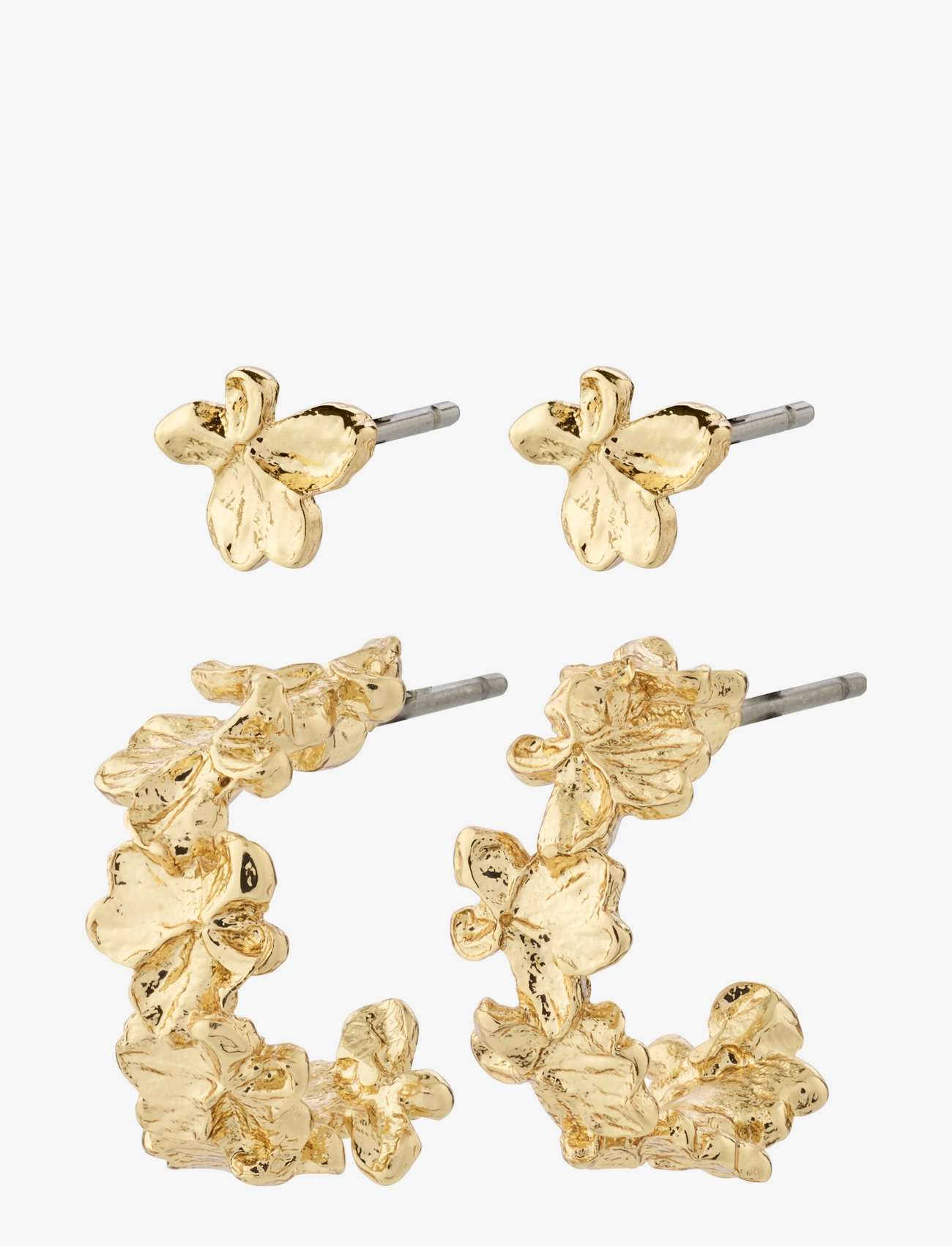 Pilgrim ZHURI earrings 2-in-1 set gold-plated - Accessories - GOLD PLATED / gold