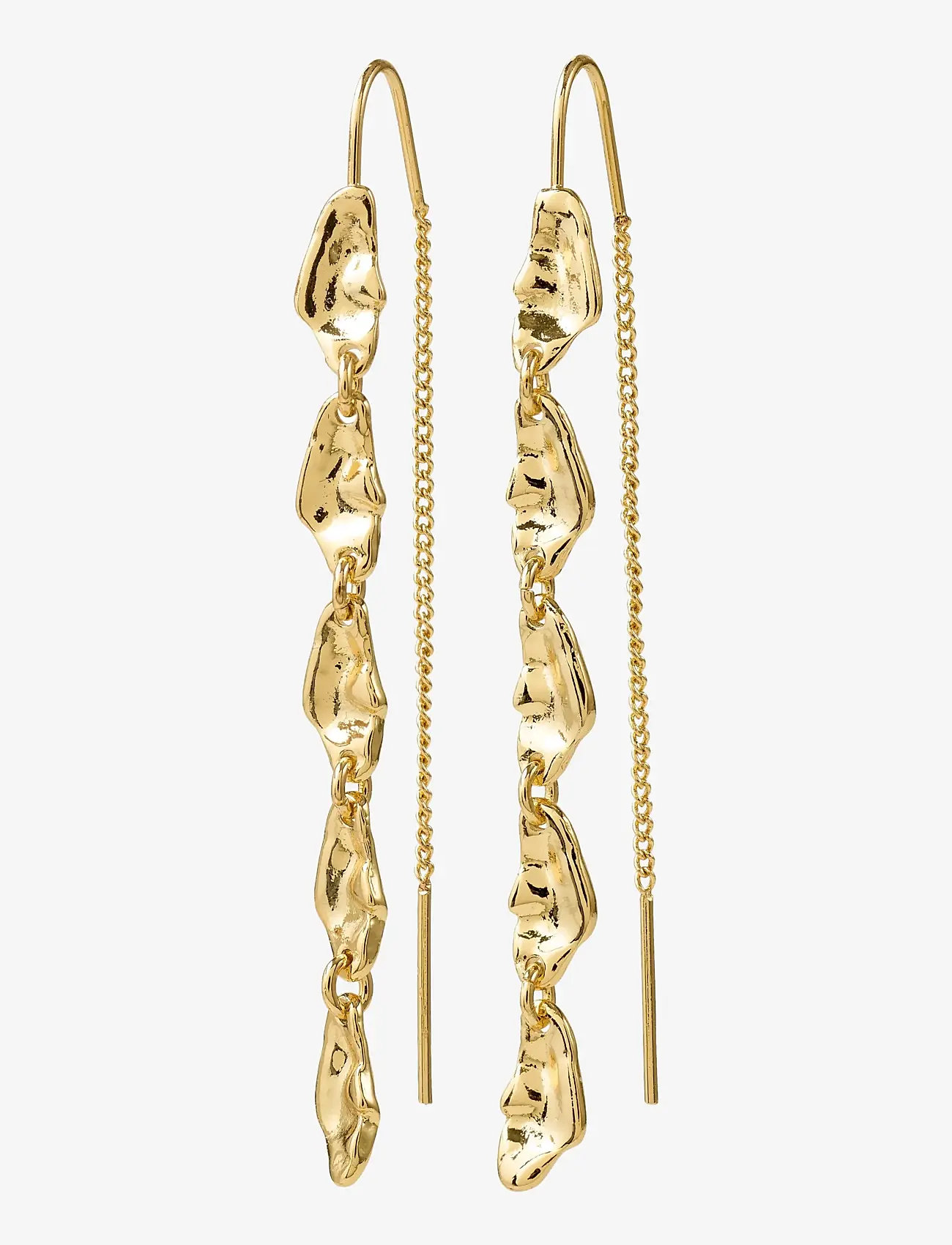 Pilgrim - ELIYAH chain earrings gold-plated - hängande örhängen - gold plated - 1