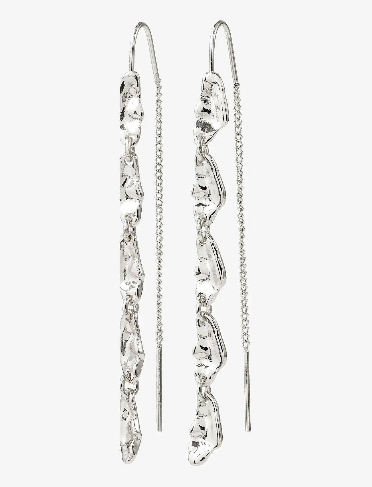 Pilgrim - ELIYAH chain earrings silver-plated - ohrhänger - silver plated - 1