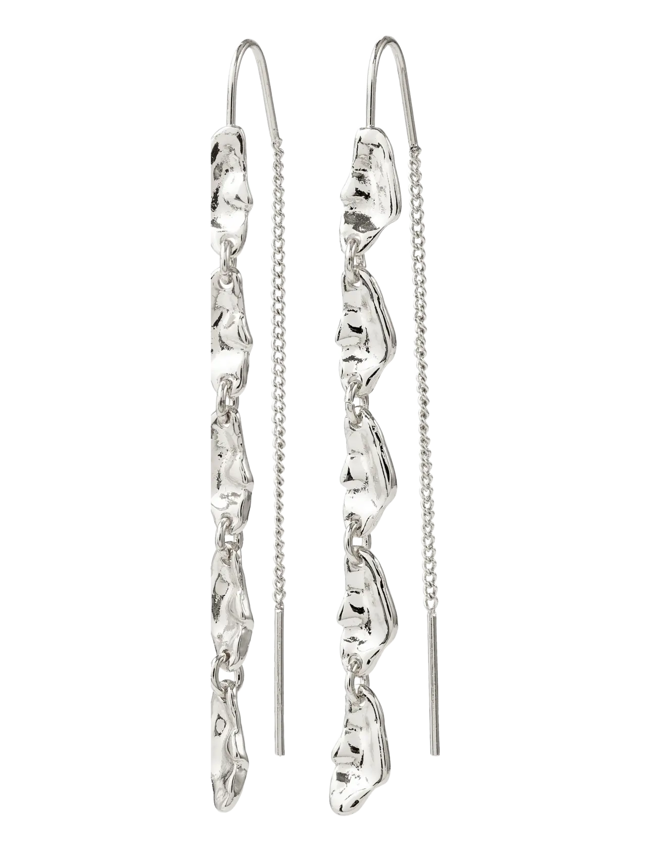 ELIYAH chain earrings silver-plated - SILVER PLATED