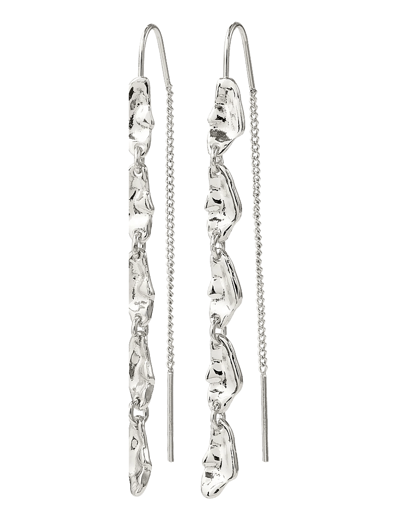 Pilgrim - ELIYAH chain earrings silver-plated - ohrhänger - silver plated - 1