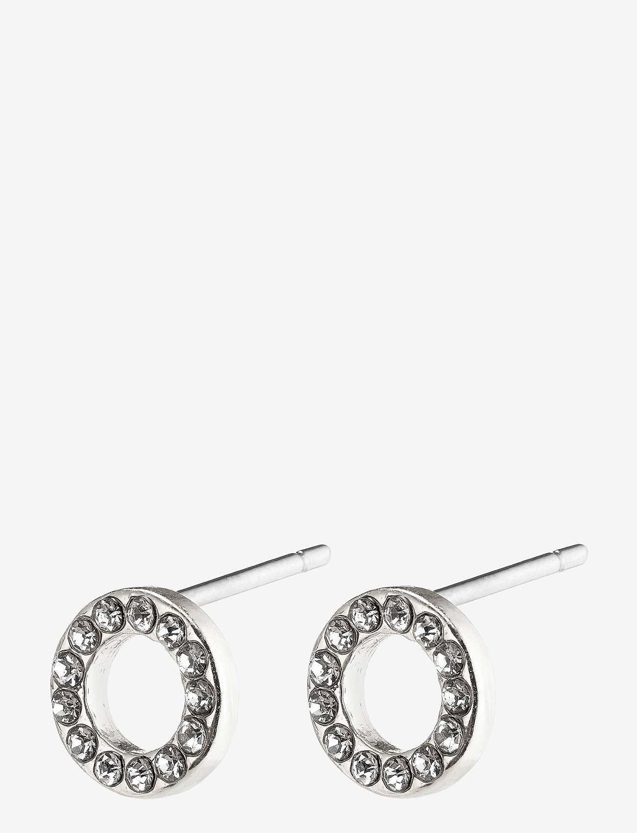 Pilgrim - Earrings : Tessa : Silver Plated : Crystal - silver plated - 0