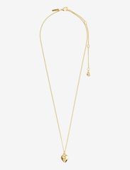 Pilgrim - AFRODITTE recycled heart necklace gold-plated - odzież imprezowa w cenach outletowych - gold plated - 1