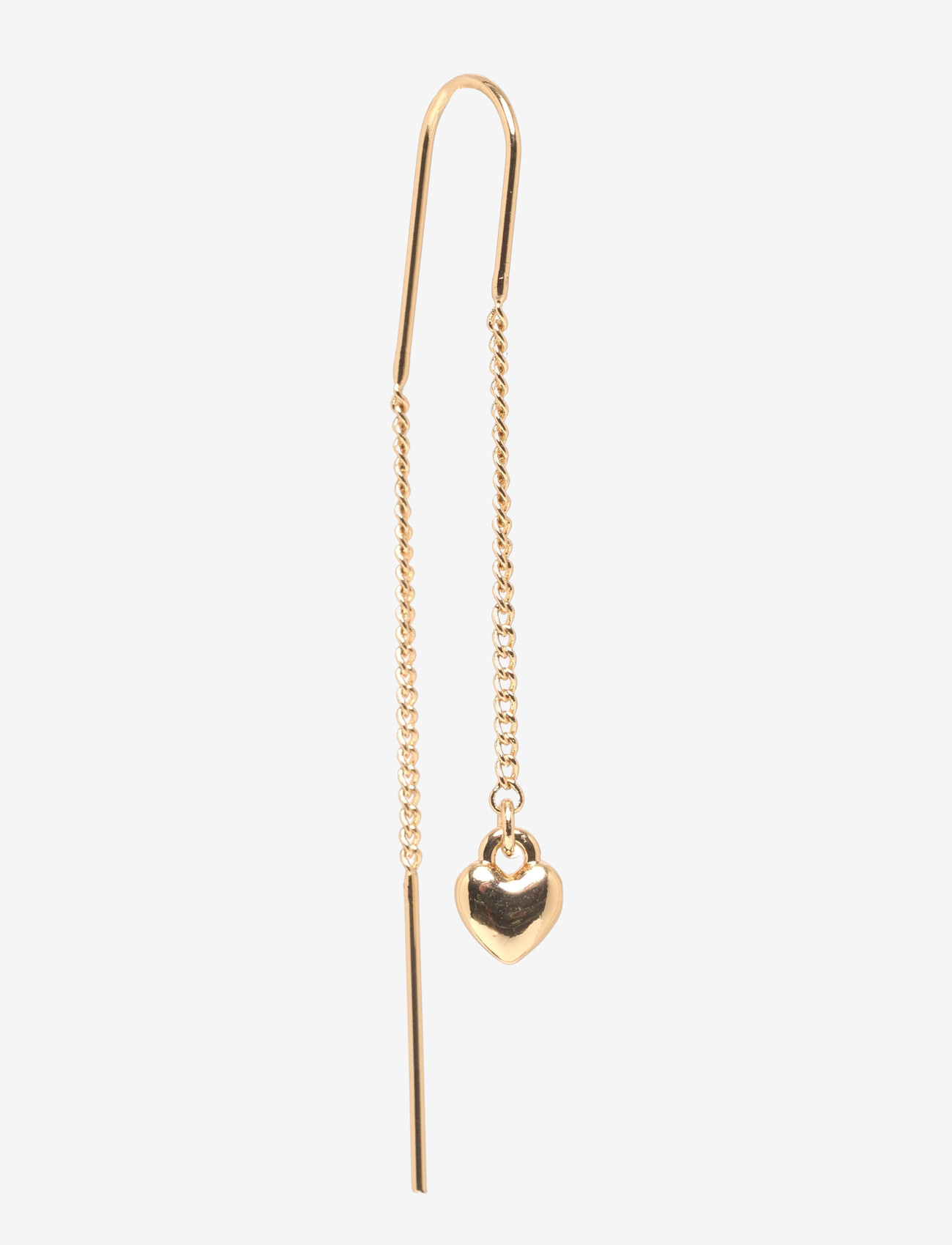 Pilgrim - AFRODITTE heart chain-earrings gold-plated - Øreringe med vedhæng - gold plated - 0