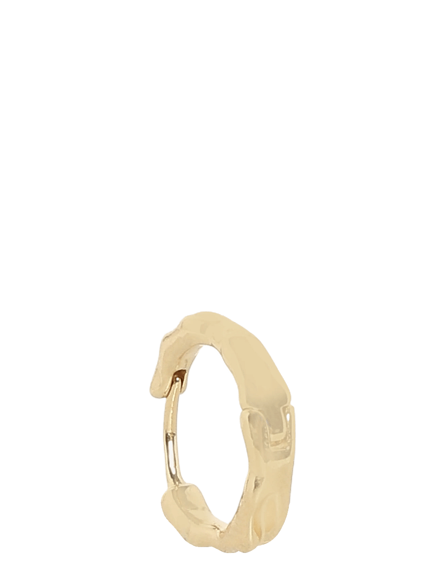 Pilgrim - EDDY organic shaped small hoops gold-plated - gold plated - 4