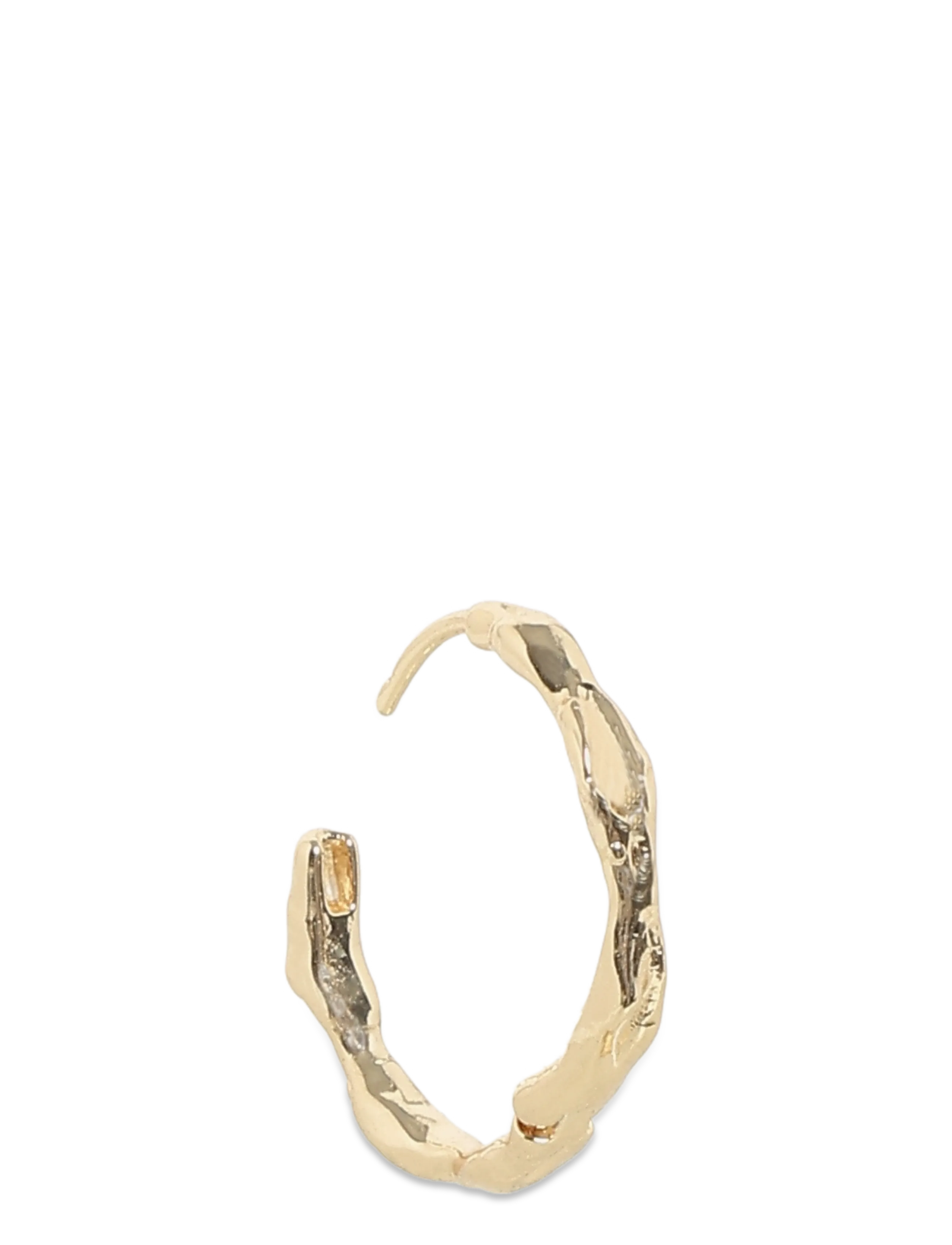 Pilgrim - EDDY organic shaped medium hoops gold-plated - kreolen - gold plated - 2