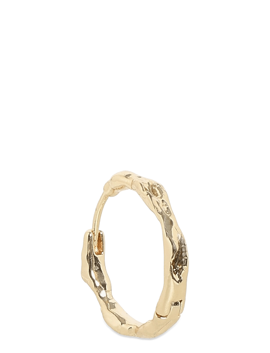 Pilgrim - EDDY organic shaped medium hoops gold-plated - kreolen - gold plated - 4