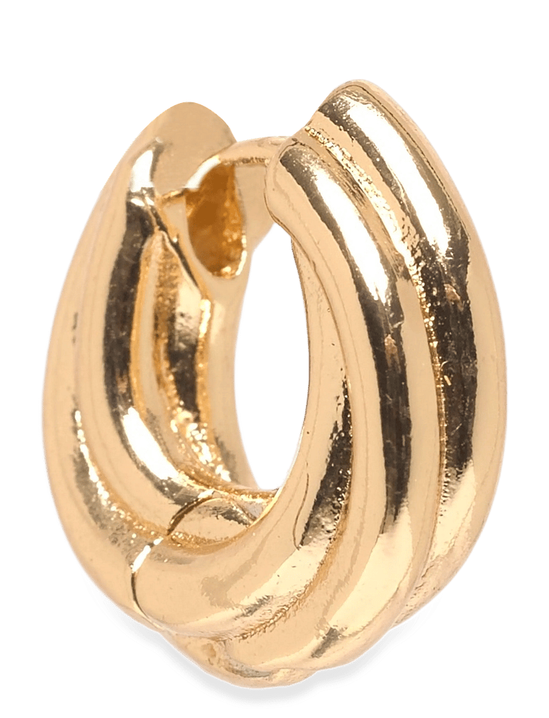 Pilgrim - EDEA chunky huggie hoops gold-plated - kreolen - gold plated - 1