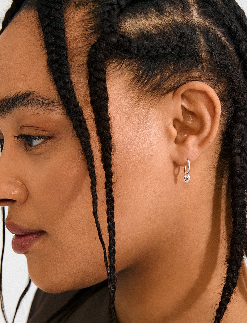 Pilgrim - ALAIA earrings silver-plated - kreolen - silver plated - 0