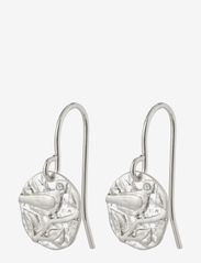 Pilgrim - BLAIR coin hooks - pendant earrings - silver plated - 1