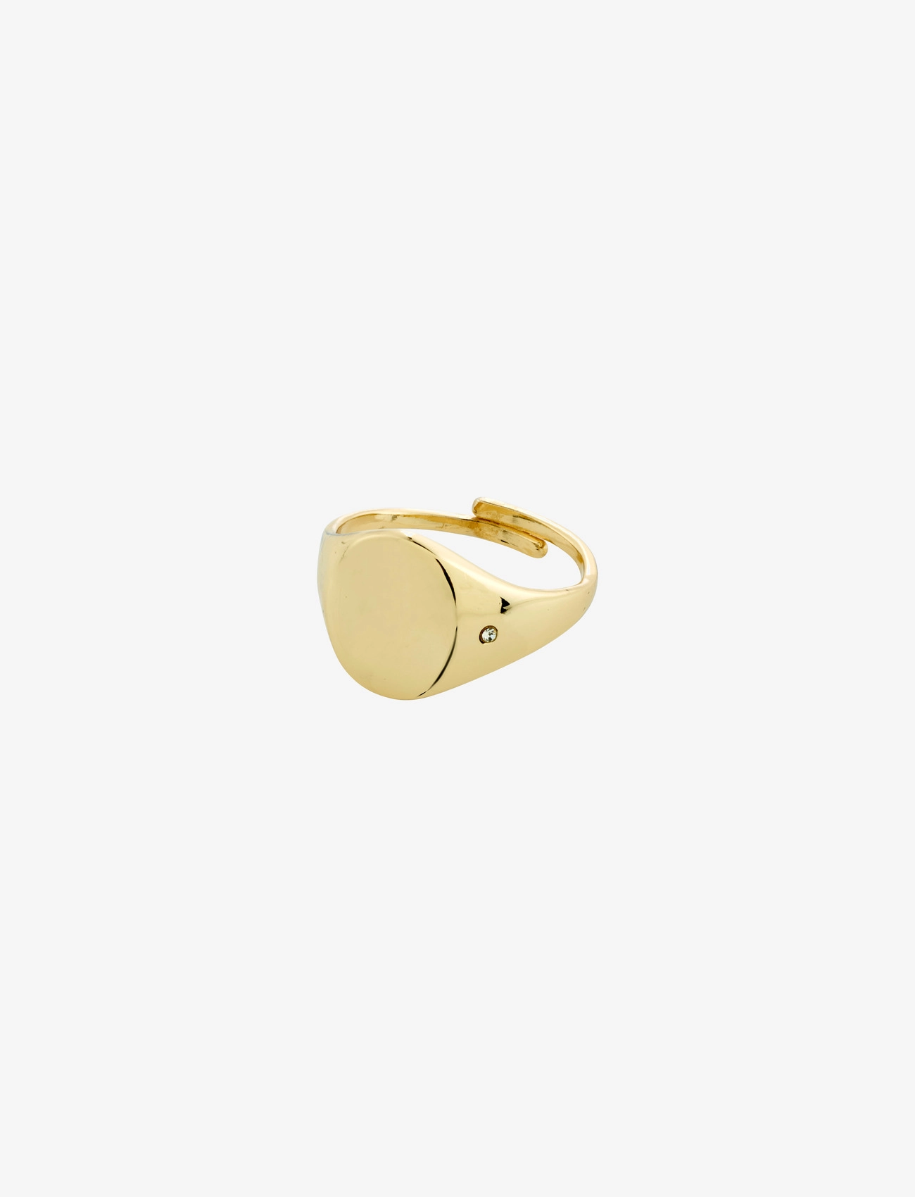 Pilgrim - JULIETA crystal signet ring gold-plated - gold plated - 0