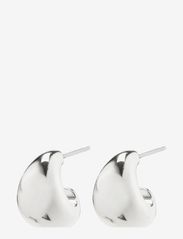 ALEXANE recycled chunky mini hoop earrings silver-plated - SILVER PLATED