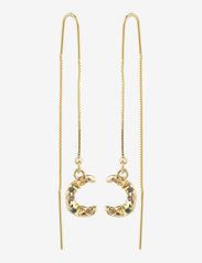 Pilgrim - REMY recycled chain earrings - kabamieji auskarai - gold plated - 0