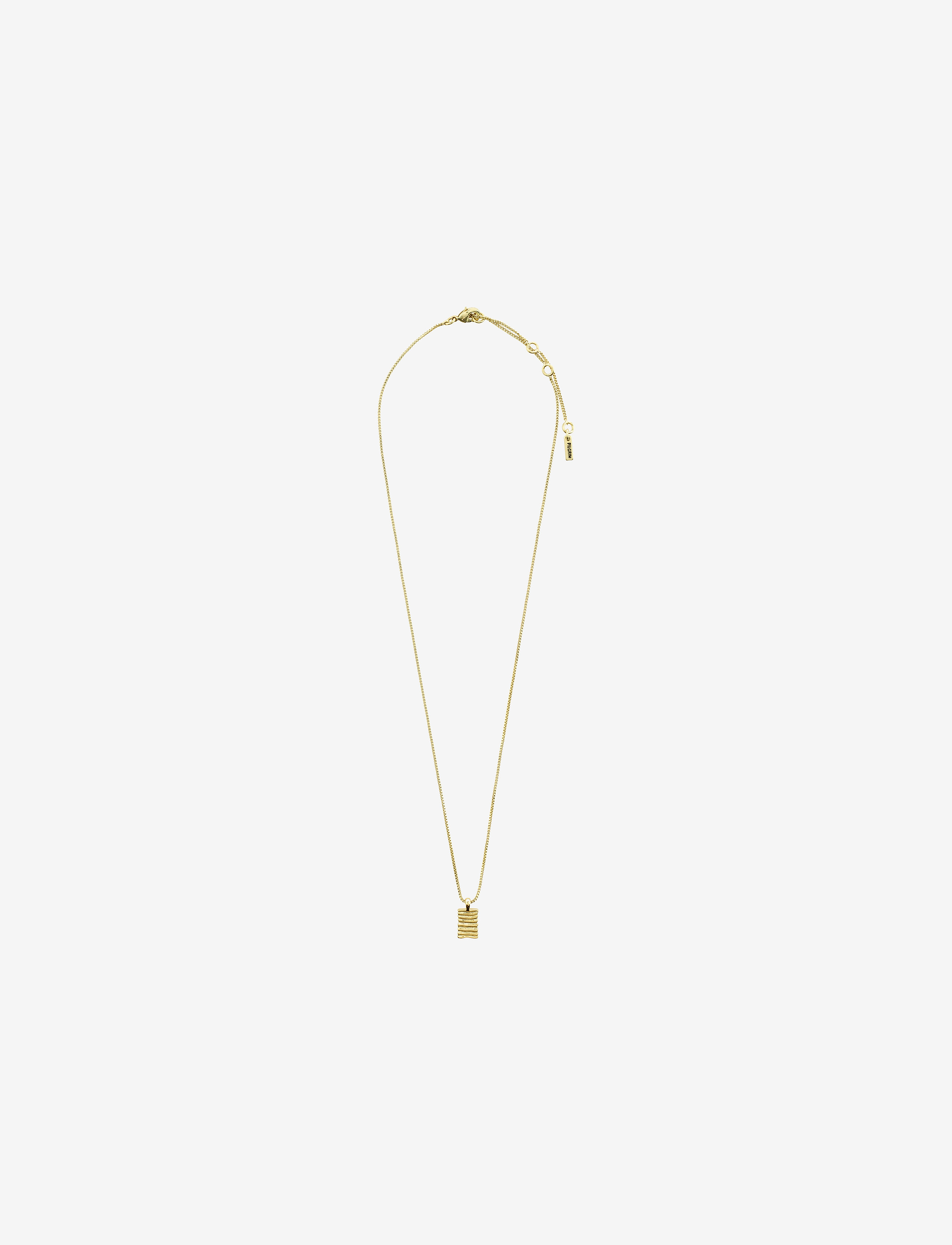 Pilgrim - JEMMA square pendant necklace - gold plated - 1