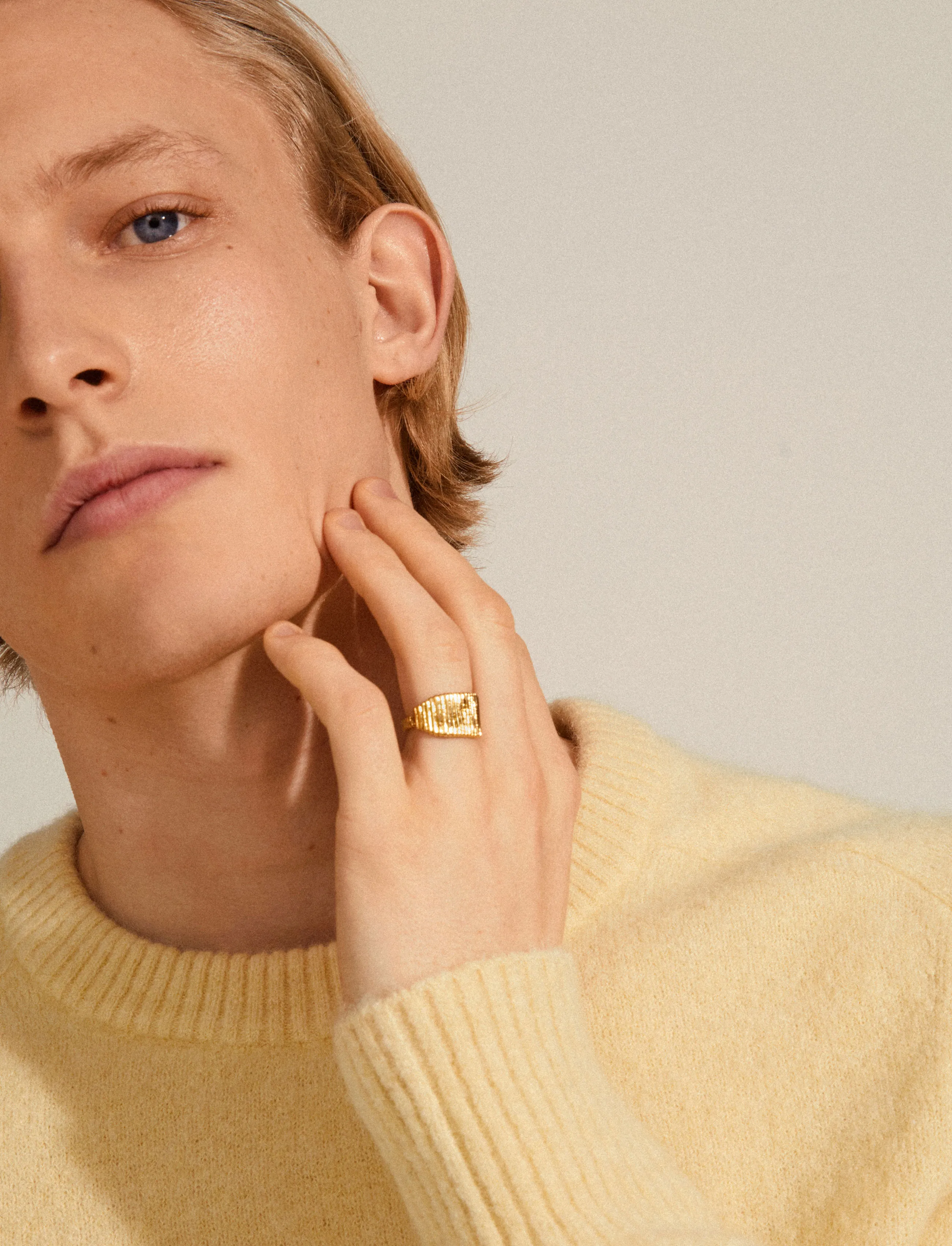 Pilgrim - JEMMA square signet ring gold-plated - sõrmused - gold plated - 0