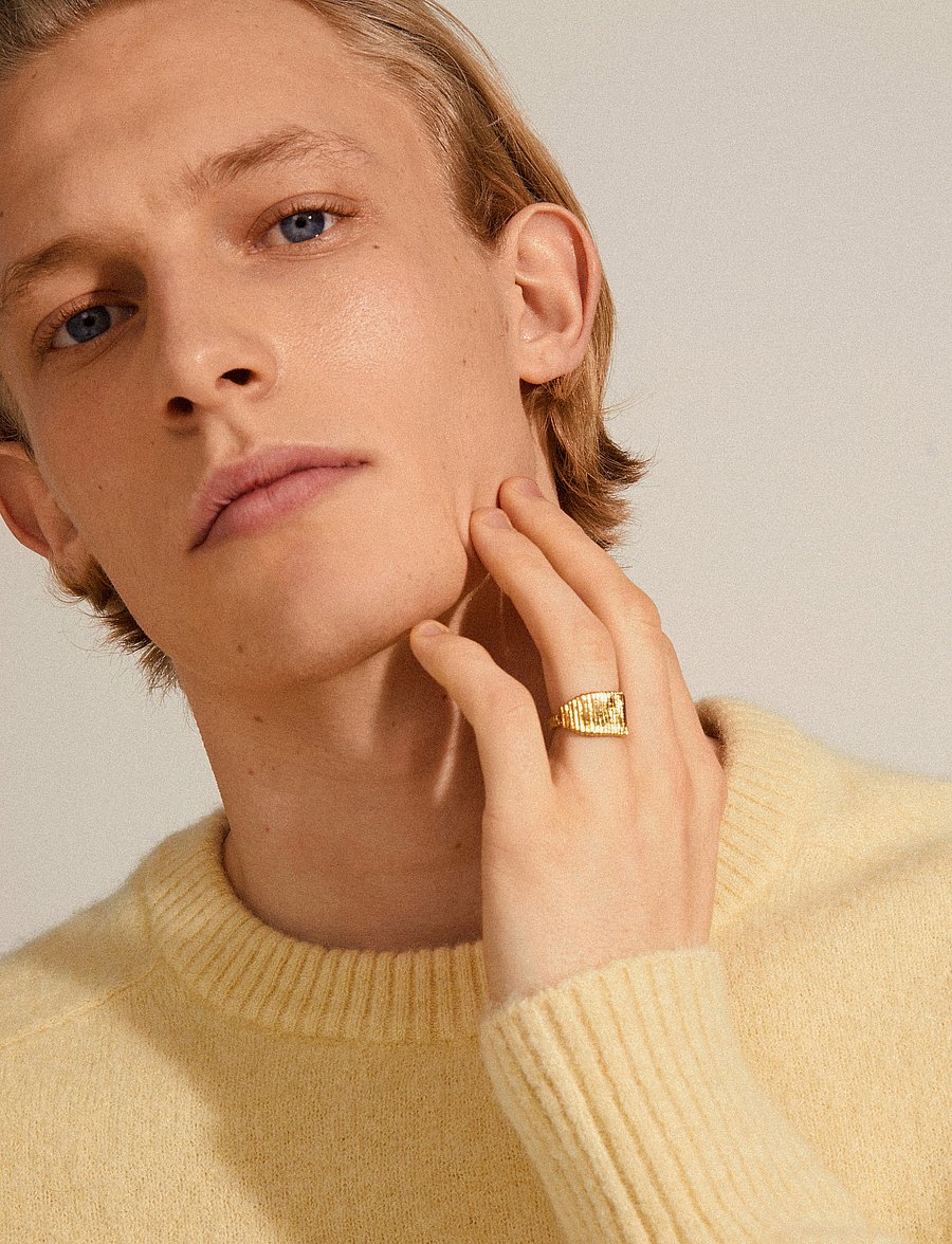 Pilgrim - JEMMA square signet ring gold-plated - gold plated - 2