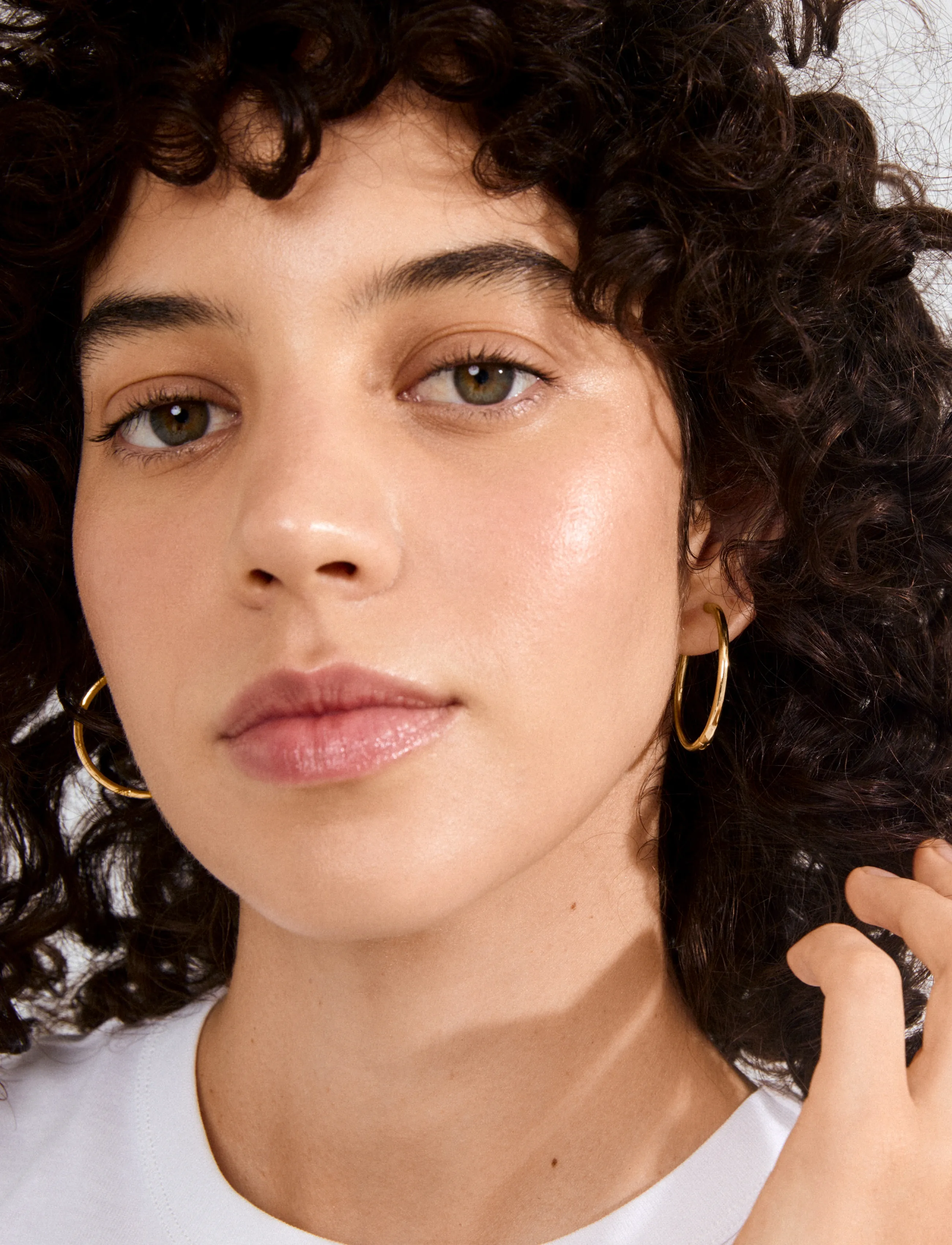 Pilgrim Eanna Maxi Hoops Gold-Plated, One Size, Earrings, Gold - Hoops, Frauen