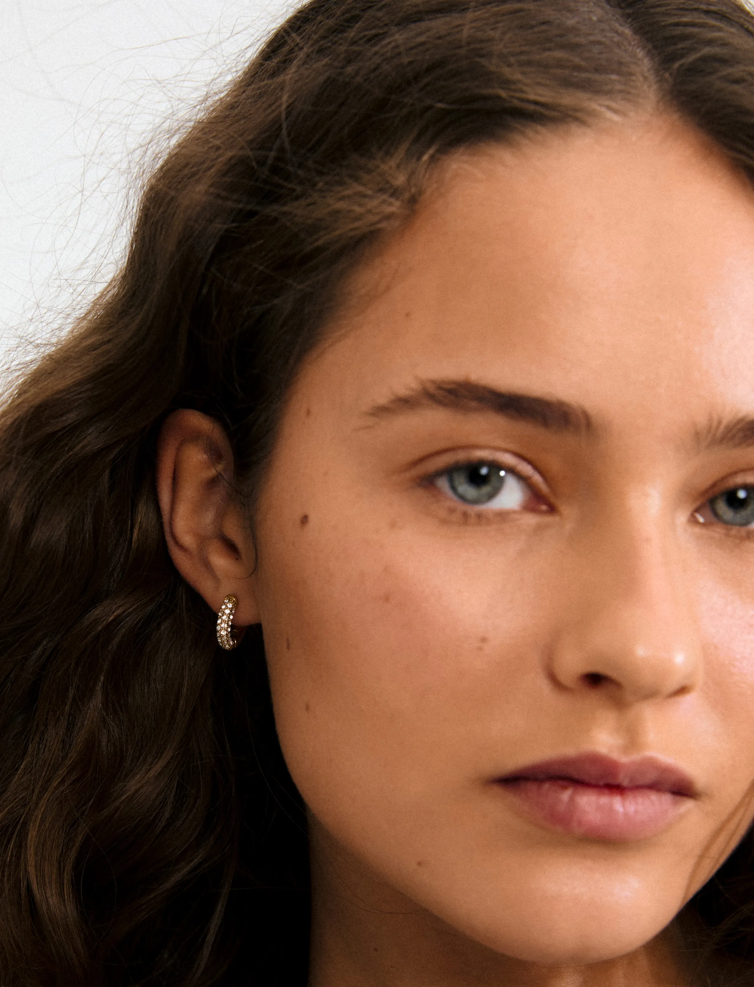 Pilgrim Tatum Small Hoops Gold-Plated, One Size, Earrings, Gold - Hoops, Frauen