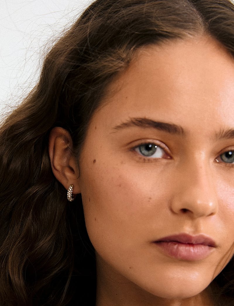 Pilgrim - TATUM small hoops gold-plated - creoler & hoops - gold plated - 0