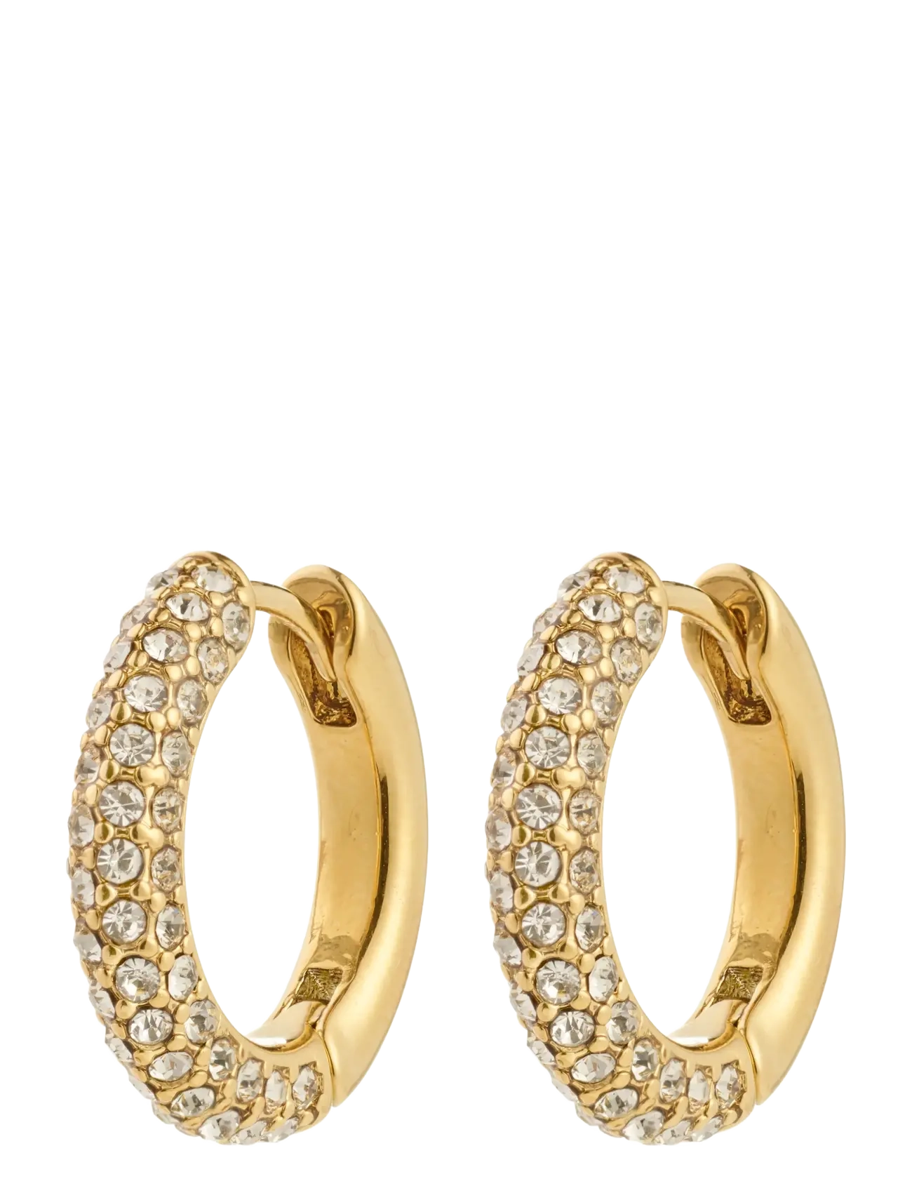 PILGRIM Tatum Medium Hoops Gold-Plated Gold - One Size - Damen