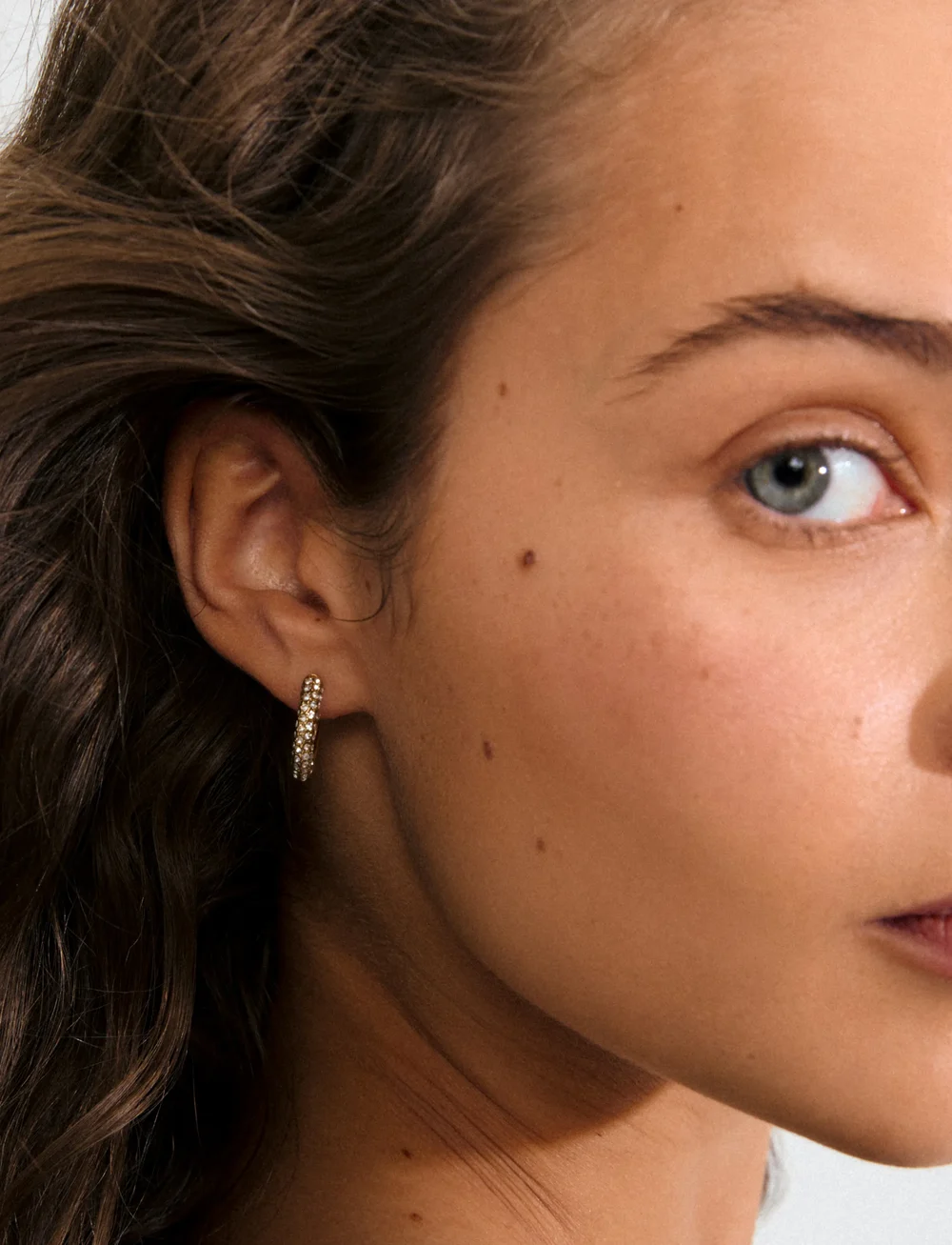 Pilgrim - TATUM medium hoops gold-plated - hoops kõrvarõngad - gold plated - 0