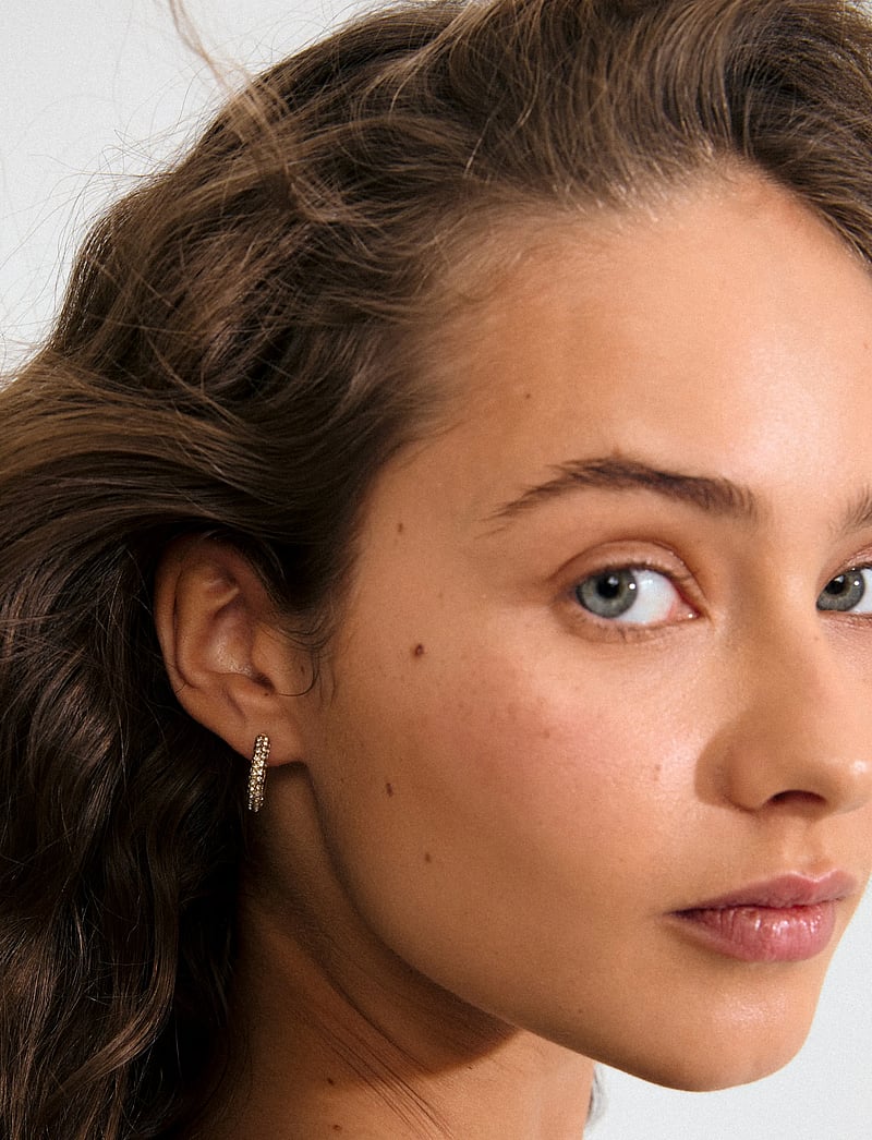 Pilgrim - TATUM medium hoops gold-plated - kreolen - gold plated - 0