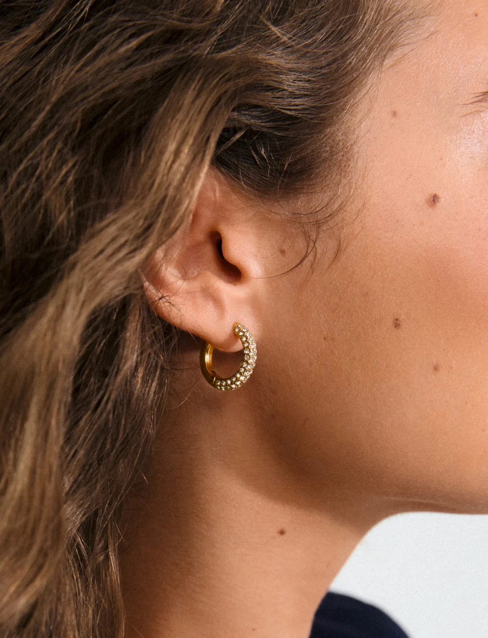 Pilgrim - TATUM medium hoops gold-plated - hoops kõrvarõngad - gold plated - 2