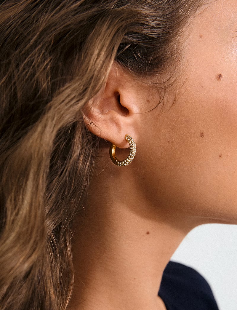 Pilgrim - TATUM medium hoops gold-plated - kreolen - gold plated - 2