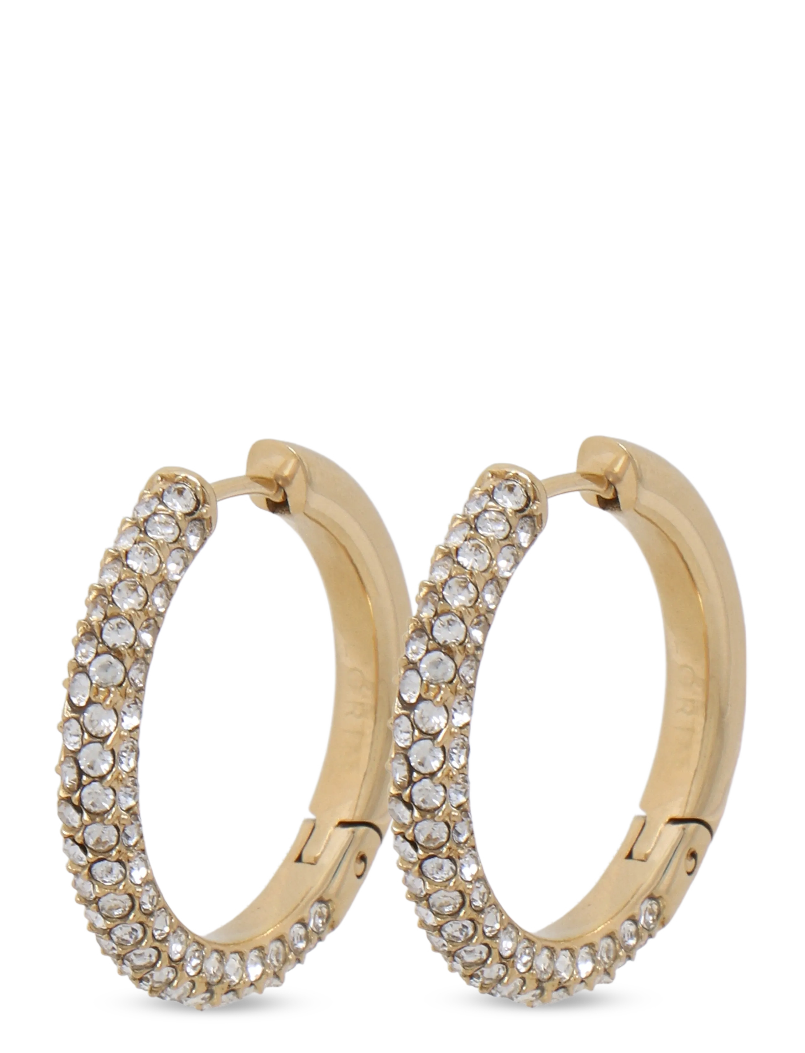 PILGRIM Tatum Large Hoops Gold-Plated Gold - One Size - Damen
