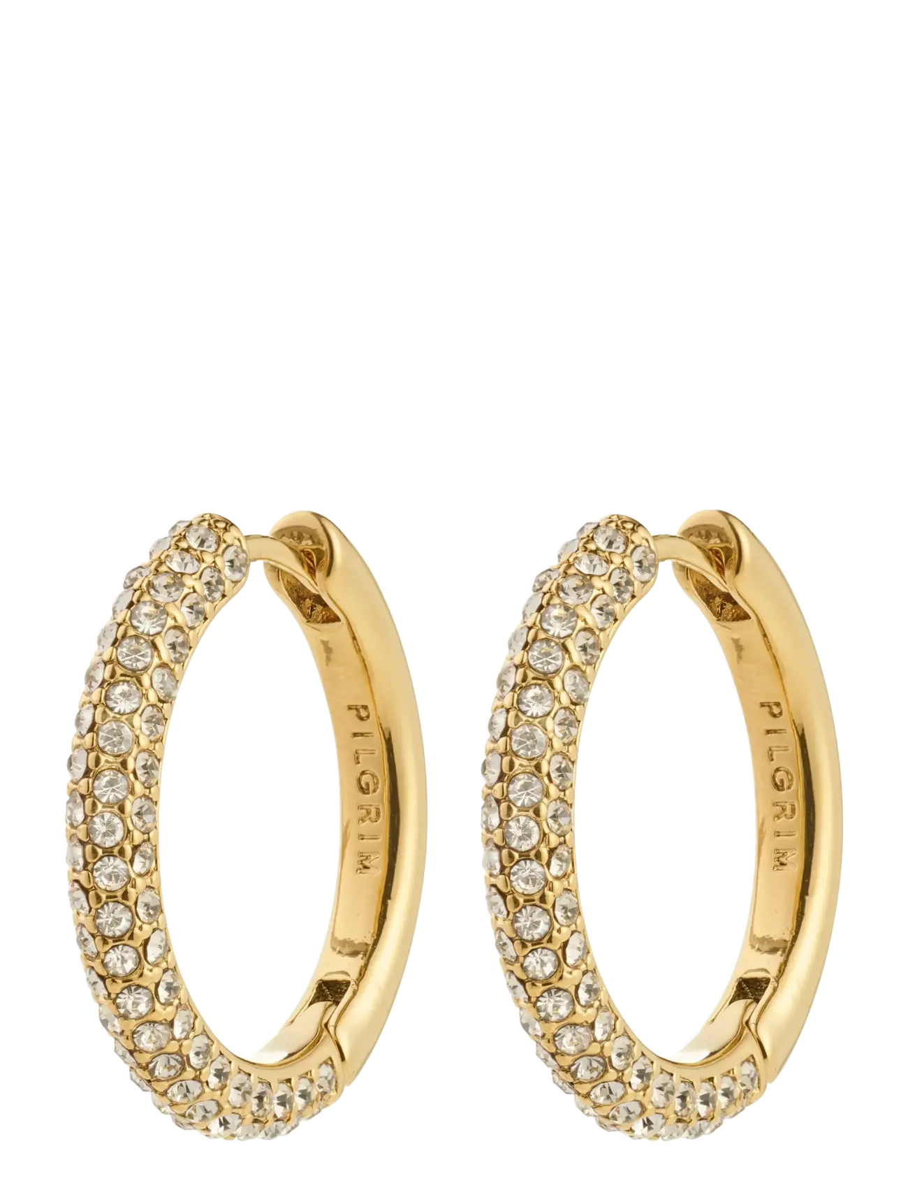 Pilgrim TATUM large hoops gold-plated - Pilgrim - GOLD PLATED / gold