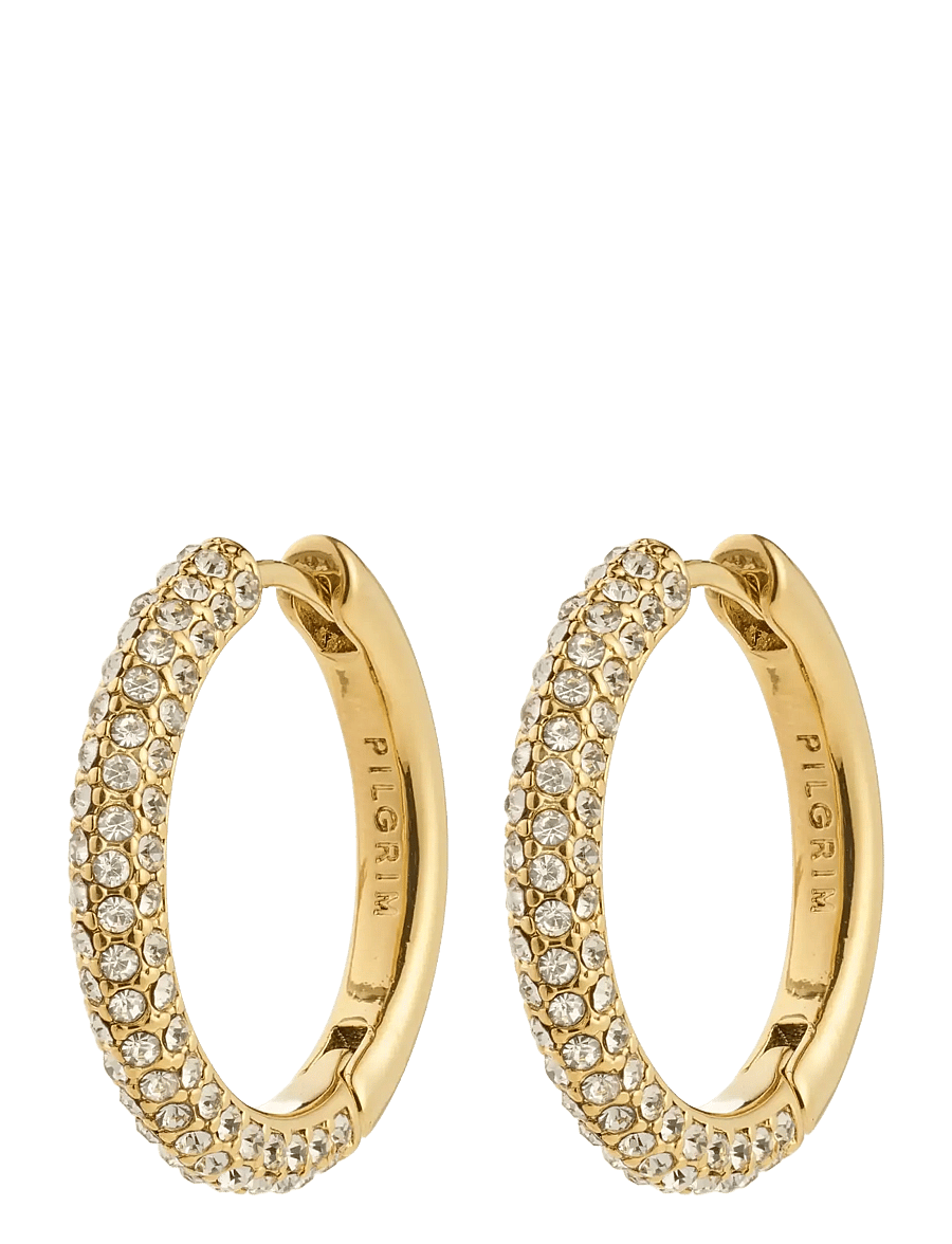 Pilgrim - TATUM large hoops gold-plated - hoops - gold plated - 1