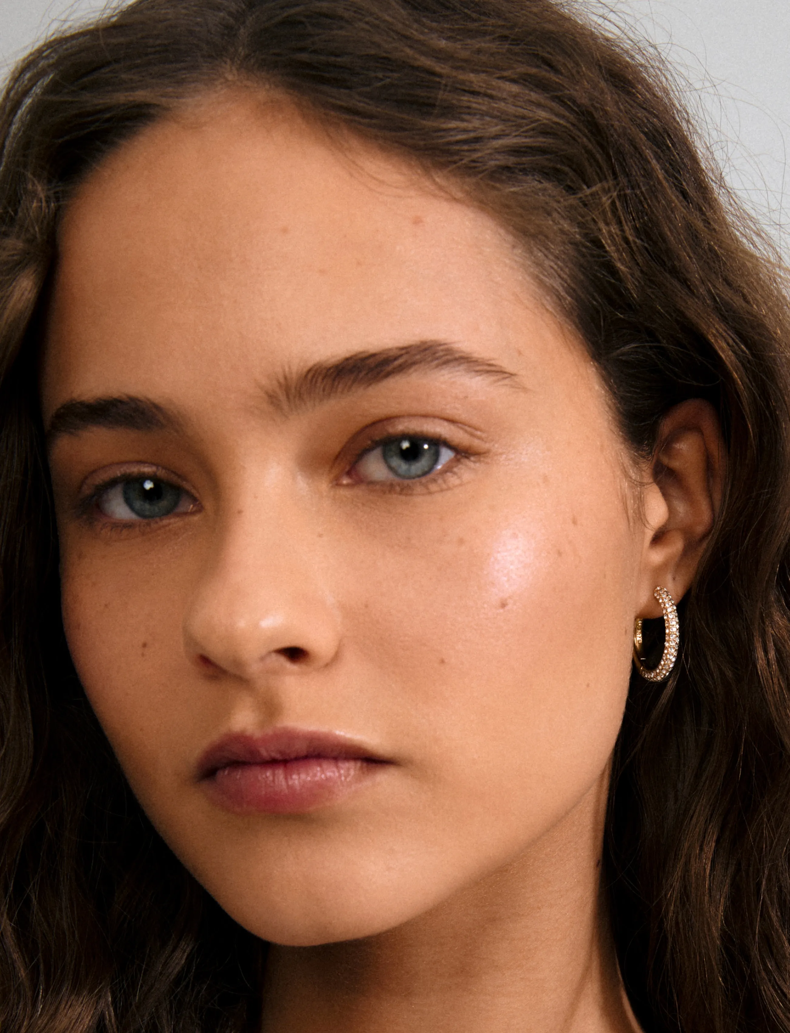 Pilgrim Tatum Large Hoops Gold-Plated, One Size, Earrings, Gold - Hoops, Frauen