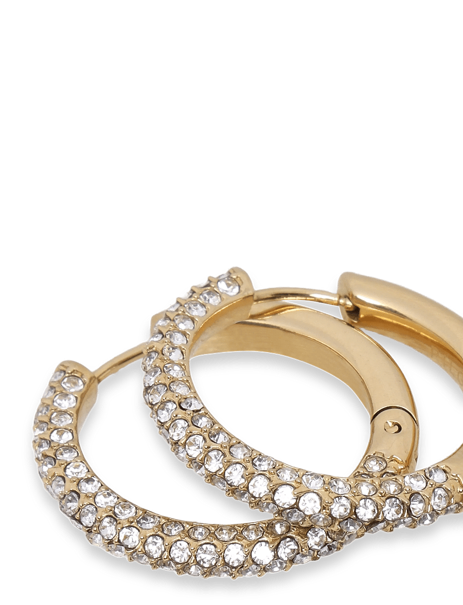 Pilgrim - TATUM large hoops gold-plated - creoler & hoops - gold plated - 4