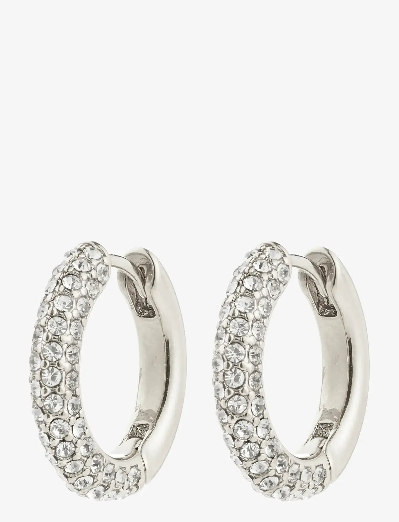 Pilgrim - TATUM medium hoops silver-plated - lanko formos auskarai - silver plated - 1