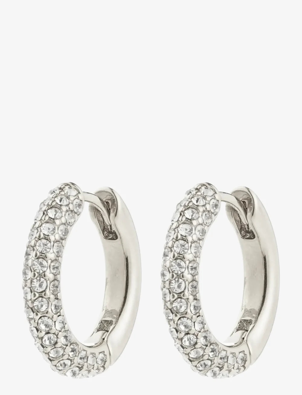 Pilgrim - TATUM medium hoops silver-plated - creoler & hoops - silver plated - 1