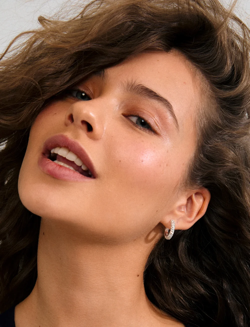 Pilgrim - TATUM medium hoops silver-plated - creoler & hoops - silver plated - 0