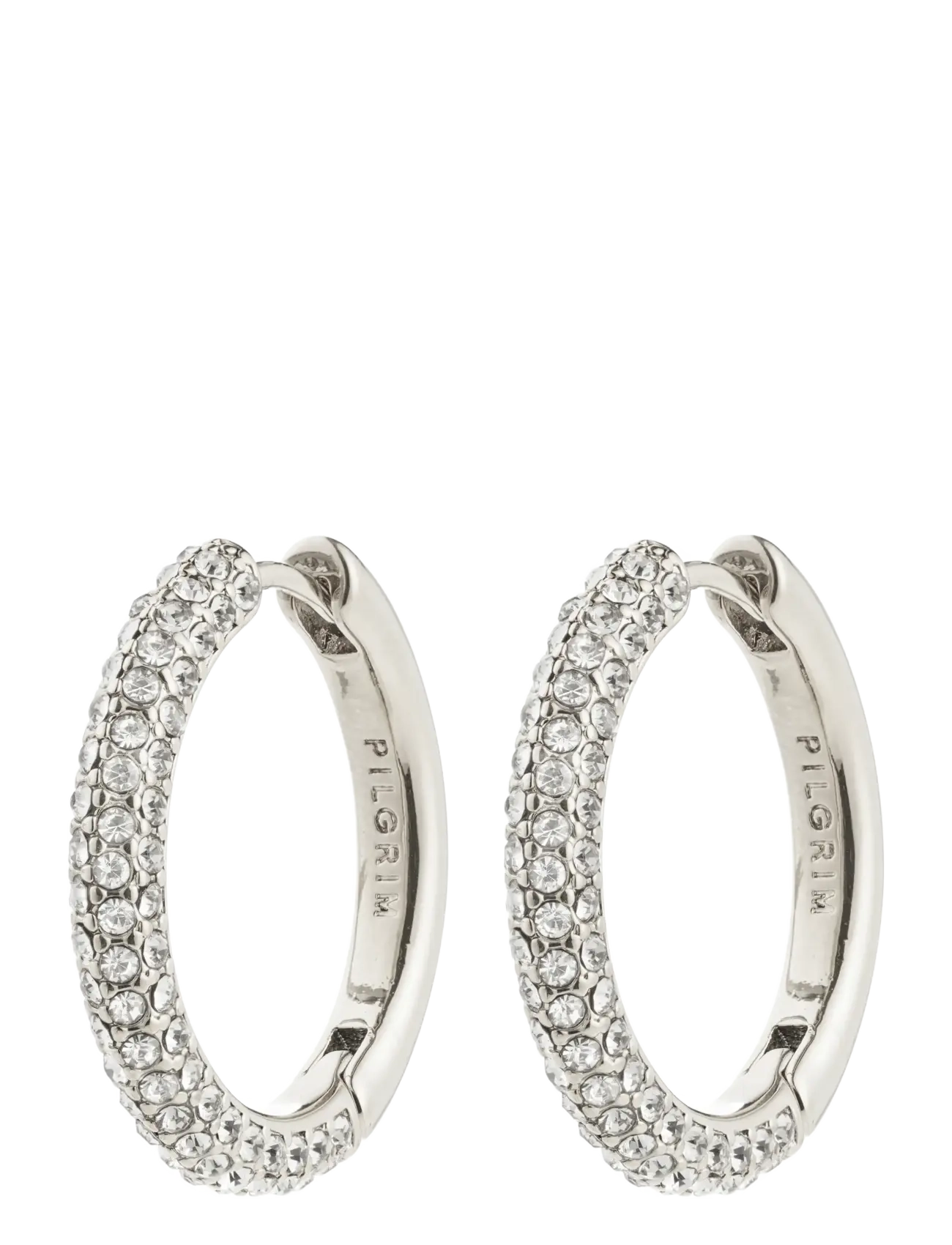 PILGRIM Tatum Large Hoops Silber-Plated Silber - One Size - Damen