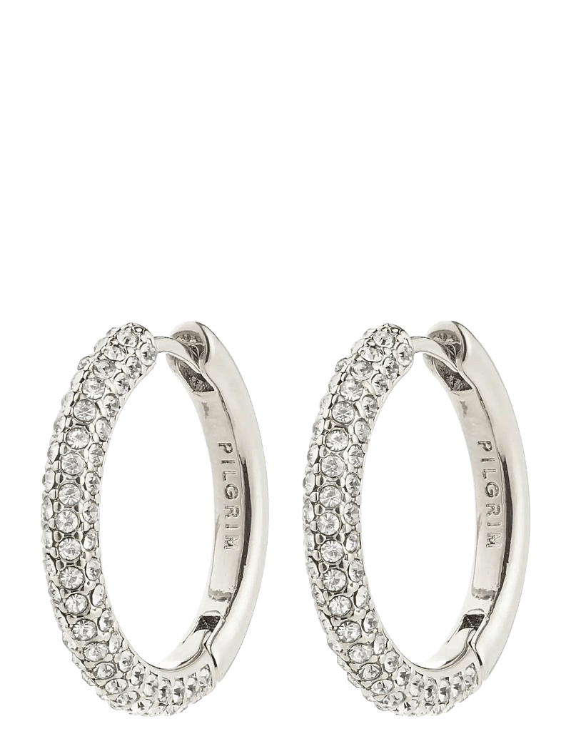 Pilgrim - TATUM large hoops silver-plated - hoops - silver plated - 1