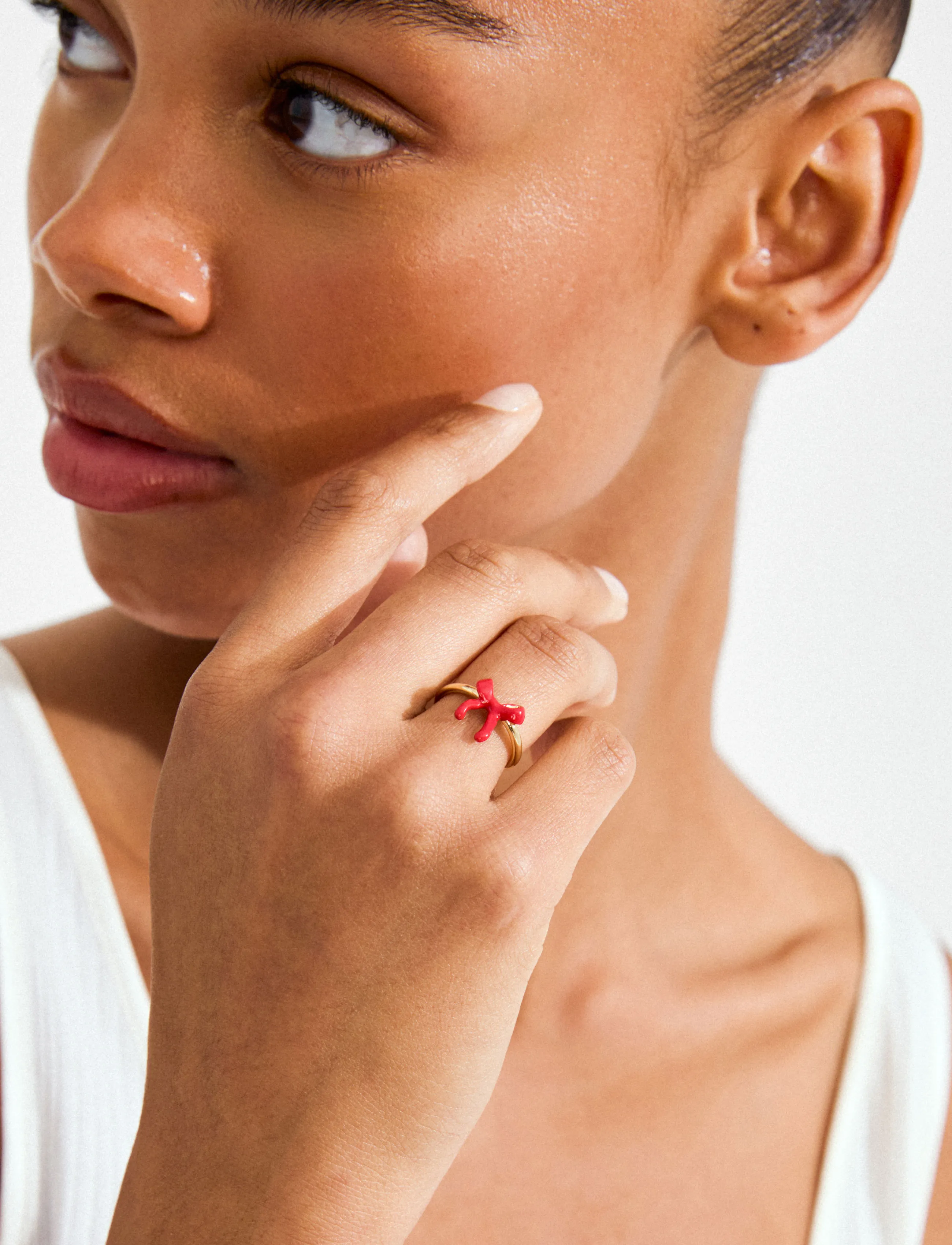Pilgrim - SIGRUN ring gold-plated - gold plated - 2