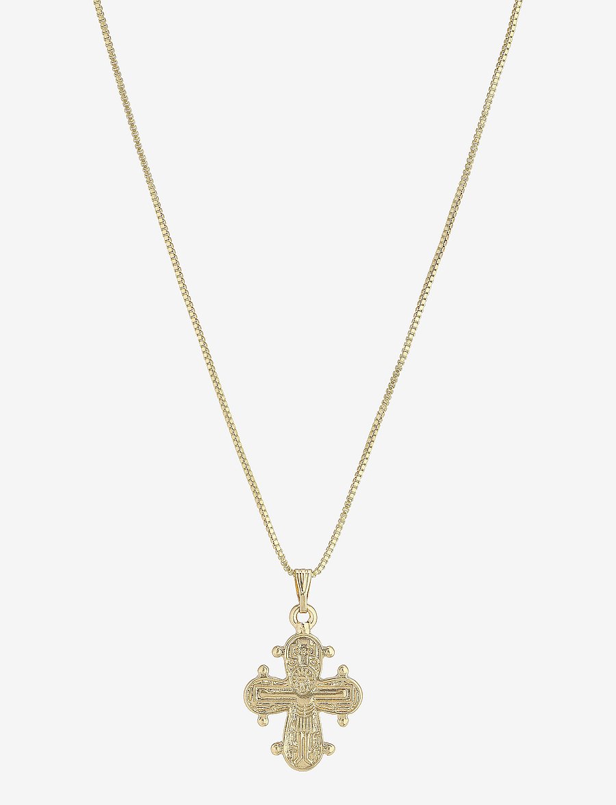 Pilgrim - DAGMAR recycled pendant necklace - halsband med hänge - gold plated - 1