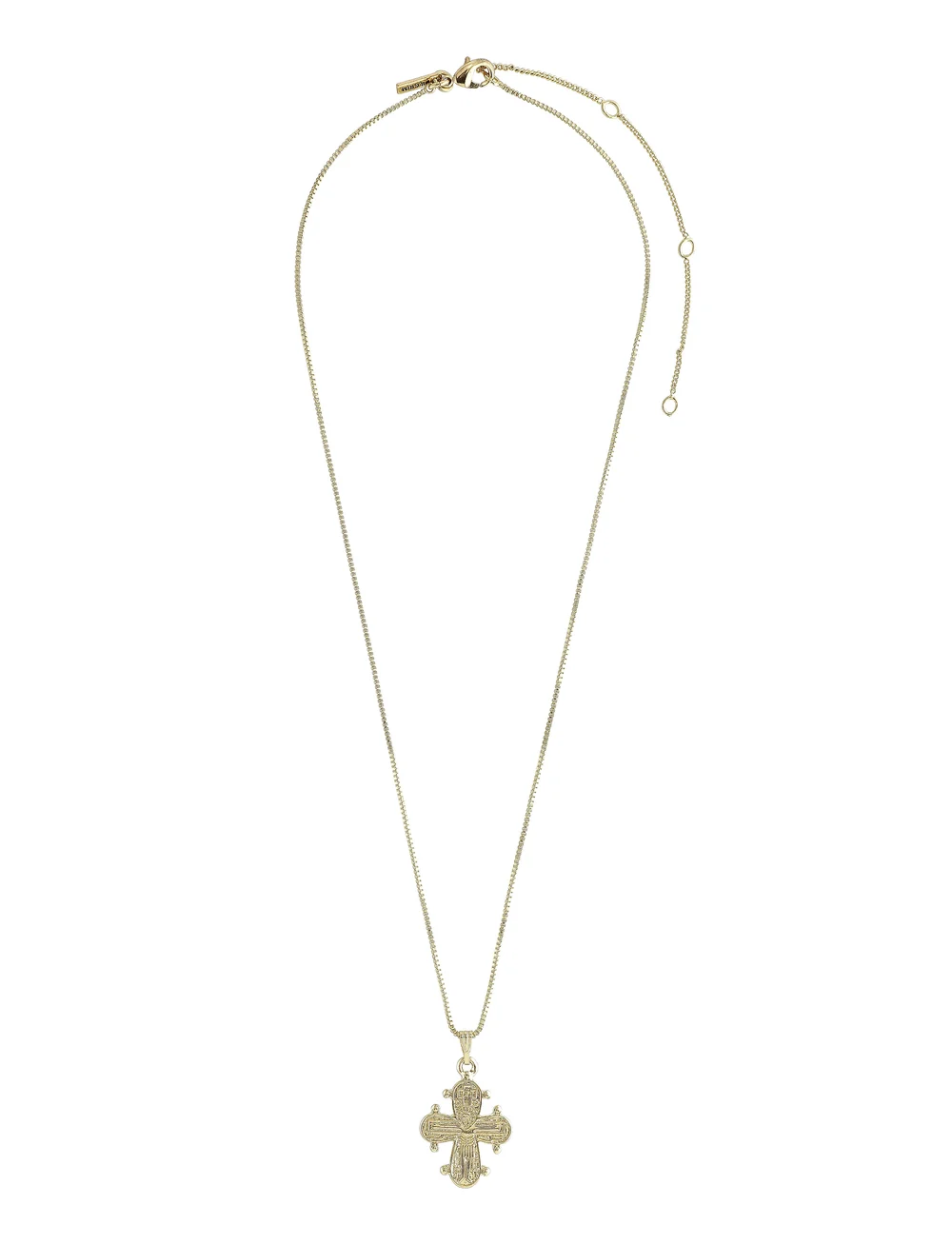 Pilgrim - DAGMAR recycled pendant necklace - halsband med hänge - gold plated - 2