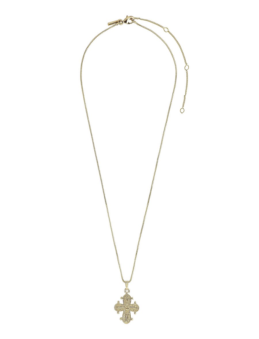 Pilgrim - DAGMAR recycled pendant necklace - halsband med hänge - gold plated - 2